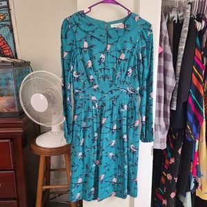 Emily and Fin Winter Birds Dress